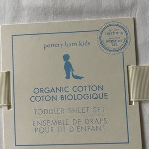 Pottery Barn Toddler Sheets new in package